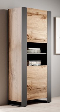 WOODS WIT Glass-fronted cabinet