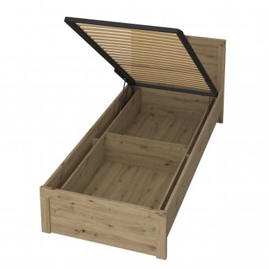 JAZZ LOZ P/90, 90x200 Bed with container