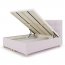 ITALIA 160x200 Двуспальная кровать с ящиком для белья (розовая ткань Kronos 27)