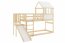 Loft-A Niska Bērnu un jauniešu gulta ar 1 matraci 200x90,Priede