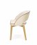 MARINO chair, color: velvet - MONOLITH 04 (creamy)