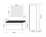 Furnitech Vannas istaba DR1-17B-HG20-80U Z UM black/black gloss