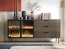Lumi- C Oak dunin/black Chest of drawers
