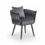 AVATAR 2 Armchair (Grey velvet/black)