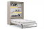 GENIUS GS-P-V-B-140x200 Vertical Schrankbett mit Schreibtisch