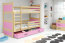 Riko II 160x80 Bunk bed with two mattresses Pine