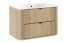 Ovalia Cremona Badmöbel-Set 80cm mit Pure Waschtisch