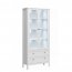 OLE-white WIT WYS 2W2S Glass-fronted cabinet