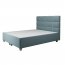 ITALIA 140x200 Bed with box (light blue fabric Kronos 31)