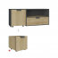 Nano NA 10 Oak riviera TV cabinet