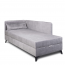 Zetta Bed with mattress (Zetta velvet 302 grey)