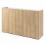 EASY EA-01 Chest 5d with lighting - oak scandi/white gloss