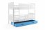 Cubus 2 Etagenbett Hochbett 190x90 mit 2 Matratzen und 1 Schubladen,Weiß