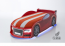 UNO- Alfa AUDI S4 Gulta auto bērniem ar matraci Standard