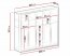 Genua 255 SZF Wild oak Skapis