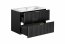 ADEL- BLACK 82-80-B-2S Sink cabinet