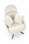 MERRY 2 Leisure chair with swivel function,cream