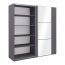 Bastia 200 Sliding door wardrobe (graphite)
