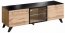 Thin 27 WT THR TV cabinet Oak wotan/black