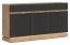 MILTON-ML 03 Комод,Cremona torro oak/anthracite matt