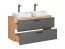 MADERA- GREY 854 Waschbeckenunterschrank