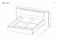 Sega C +ST+LED 160X200 Bed with bedside tables