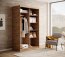 SW-DEL A 120 cm Sliding wardrobe with mirror,Artisan