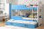 Domenik 3 Triple bunk bed with mattress 160x80