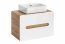 Abura White/Oak Craft 829 UNIVERSAL Шкаф навесной для ванной под раковину