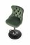 H117 Bar stool,dark green