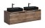 SANTA FE OAK 82-80-A-2S Cabinet Under Washbasin