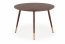 DOMENICO Table Walnut/gold