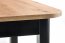 FLORIAN table artisan oak/black