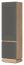 MILTON-ML 07 L/R Cabinet with shelves,Cremona torro oak/grey matt