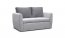 Bela 2 Sofa-bed (Light grey fabric MILO 14+MILO 18)