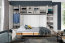 BASIC- BS-SZ-P Wardrobe with shelves