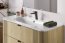 Ovalia Pure white gloss um 100-46 Waschbecken 100cm