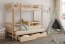 Evan 90x200 Triple bunk bed with mattress,Pine