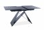 WESTIN SGC 120(160)X80 Обеденный стол (раздвижной),Black mat