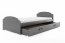 LIL- 1 Jugendbett 90x200 mit Matratze und Schublade,grau