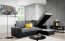 Luso LS17 Corner sofa Universal L/R (Omega 13/Soft 11 grey/black)