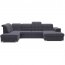 Bergamo U Shape Corner sofa Right (Dark grey fabric Viton 203)