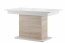 Star 03 Extendable dining table white mat/oak sonoma