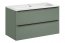 Sombra green Badmöbel-Set 100cm mit FLY Waschtisch