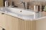 Ovalia Pure white gloss um 120-46 Waschbecken 120cm