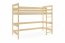 Loft-A Детская и молодежная односпальная высокая кровать с матрасом 200x90,Сосна