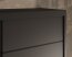 SW-CAR-150 cm -BB Schwebetürenschrank mit Spiegel,Schwarz matt