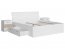 Mars-LOZ B/180 + ST 180x200 Bed with bedside tables
