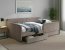 30130, 120x200,Bed with two drawers,dark beige
