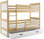 Riko II 200x90 Bunk bed with two mattresses Pine